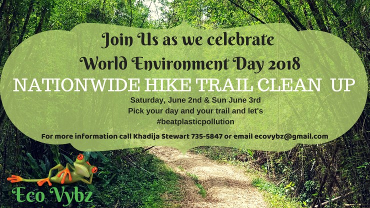 hike trail clean up banner